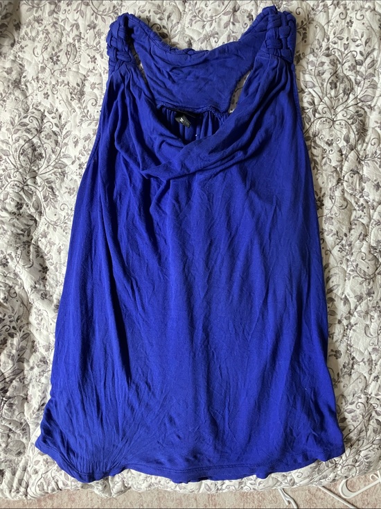 Wilfred Tops - Wilfred Royal Blue Braided Racerback Tank